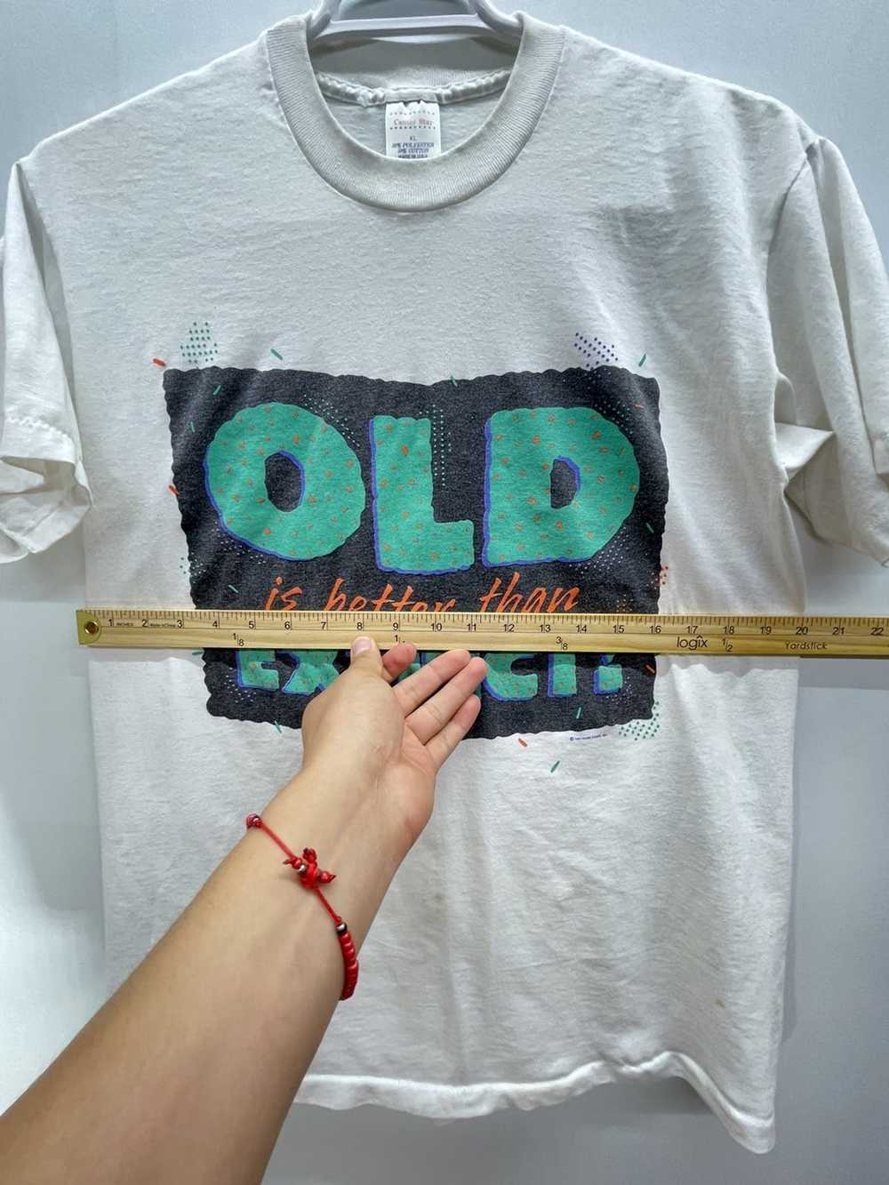Streetwear × Vintage Vtg graphic t-shirt OLD IS B… - image 8