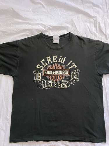 Harley Davidson Vintage 70's Mens T-Shirt©️1978 Chicago Illinois