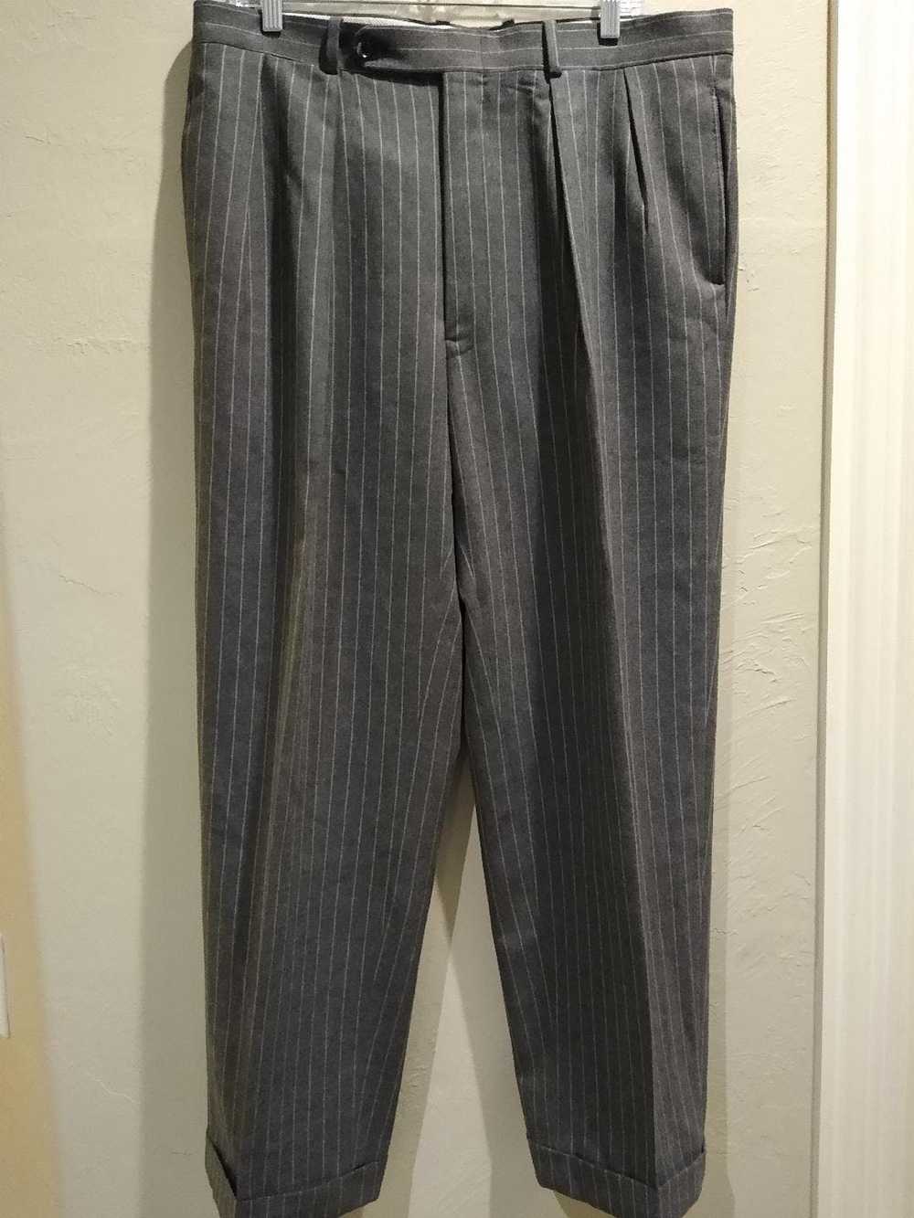 Hickey Freeman 100% Wool Pinstriped 2 Button Suit - image 4