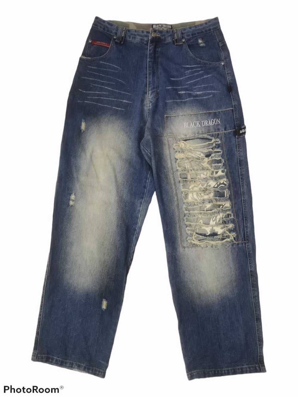 Distressed Denim × Dogtown × Vintage Vtg Dog Town… - image 1