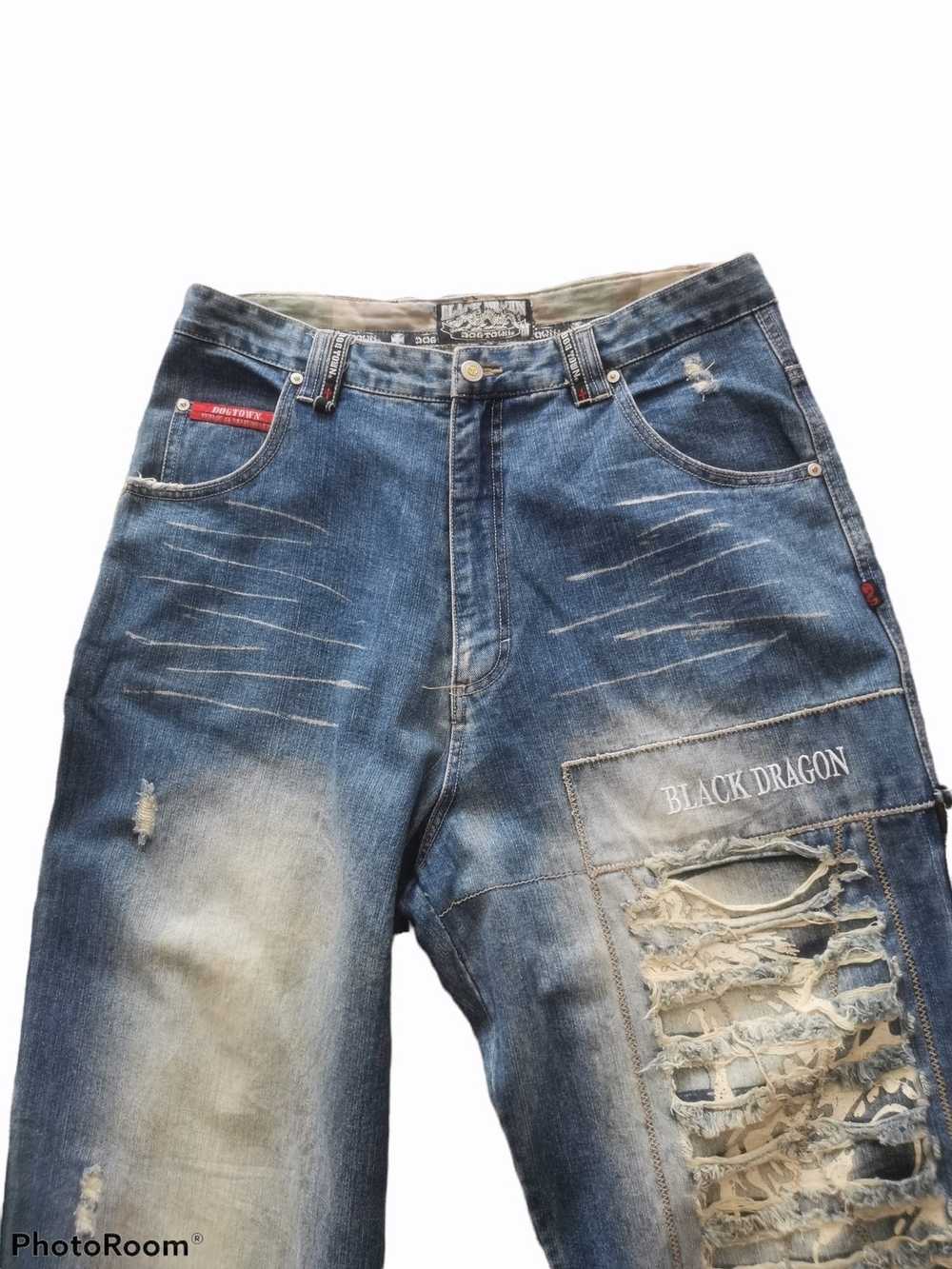 Distressed Denim × Dogtown × Vintage Vtg Dog Town… - image 3