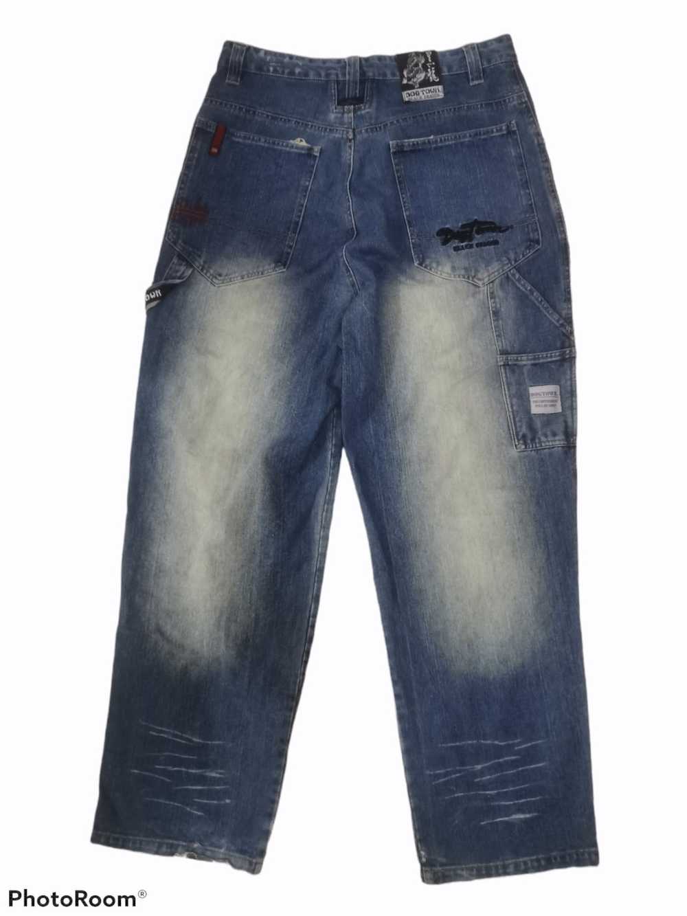 Distressed Denim × Dogtown × Vintage Vtg Dog Town… - image 6