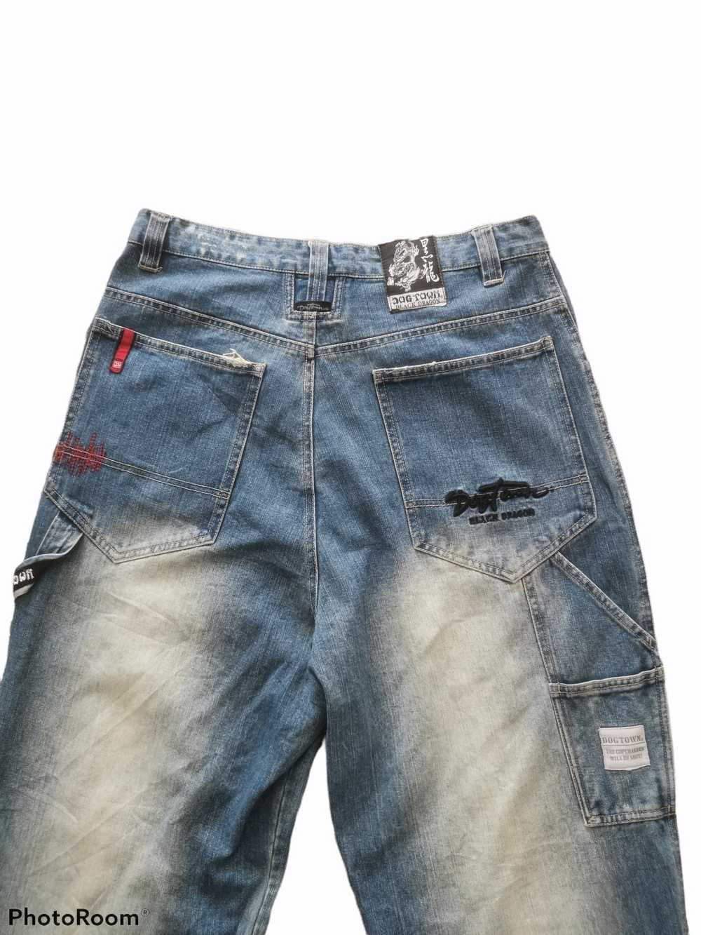 Distressed Denim × Dogtown × Vintage Vtg Dog Town… - image 7