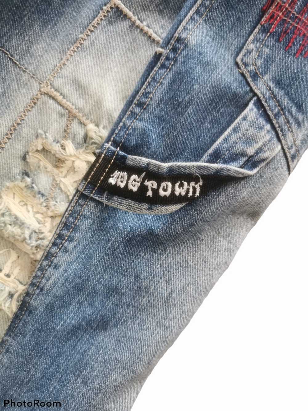 Distressed Denim × Dogtown × Vintage Vtg Dog Town… - image 9