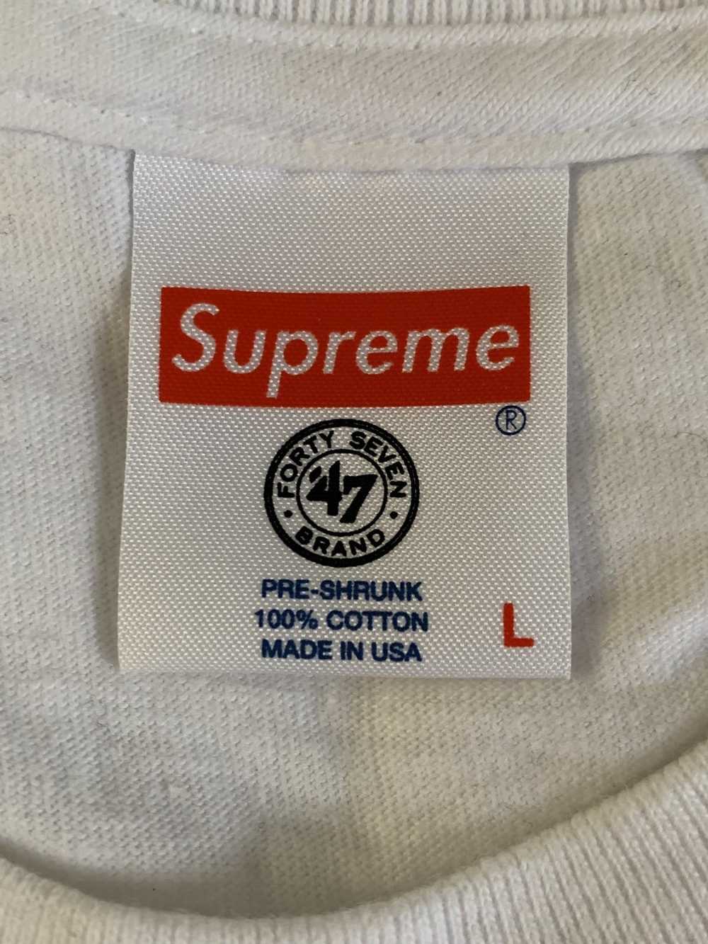 Supreme New York Yankees Size SMALL MLB Navy Track Pants NEW + Cards +  Sticker