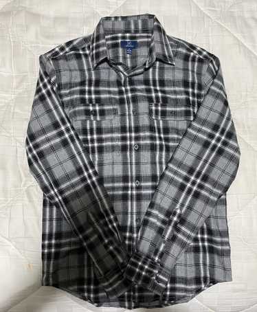 George Grey Black and White Flannel