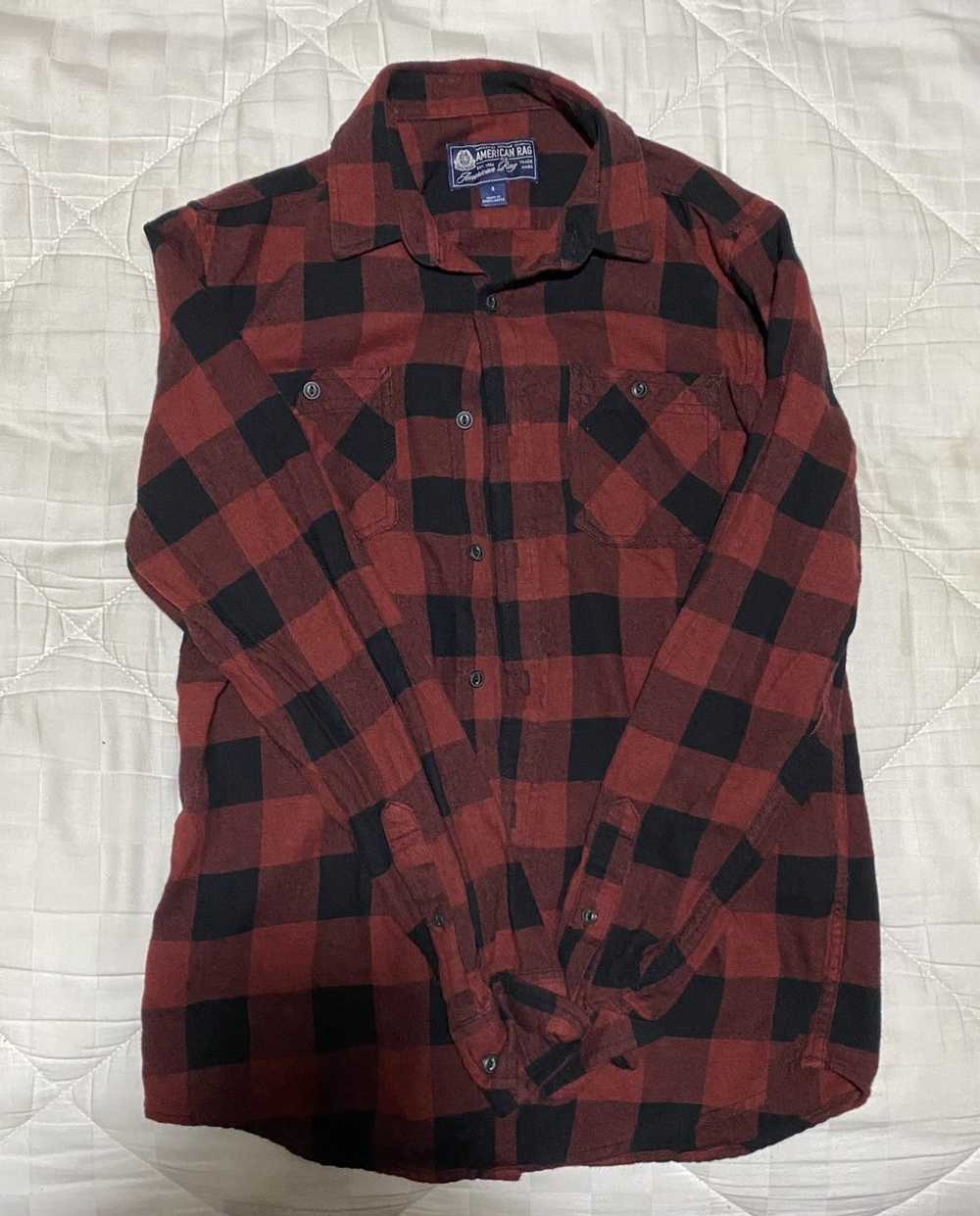 American Rag American Rag Flannel Black and Red - image 2