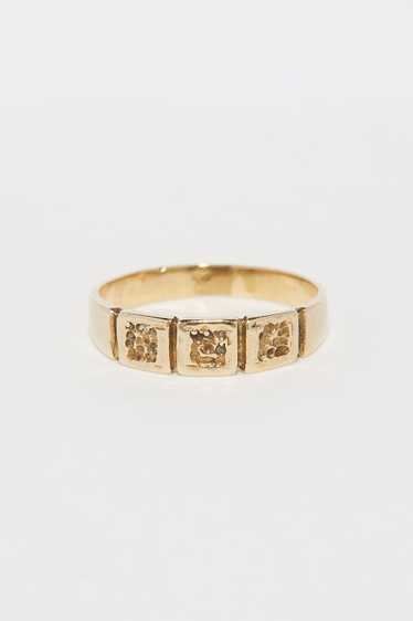 Gold Abstract Ring I - image 1
