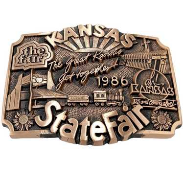 Other Sunflower Train Buckle Kansas State Fair 198