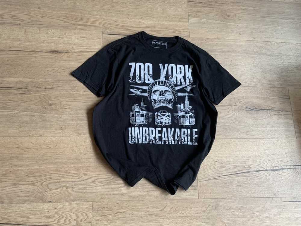 Vintage × Zoo York Zoo York Unbreakable Black Tee… - image 1