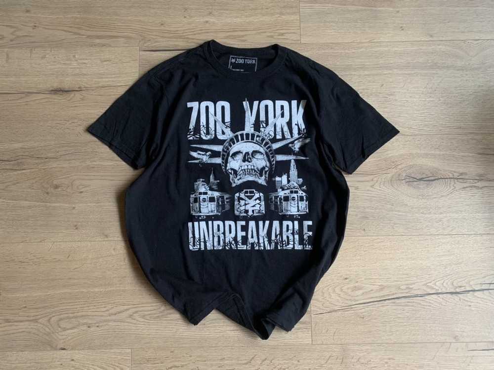 Vintage × Zoo York Zoo York Unbreakable Black Tee… - image 2