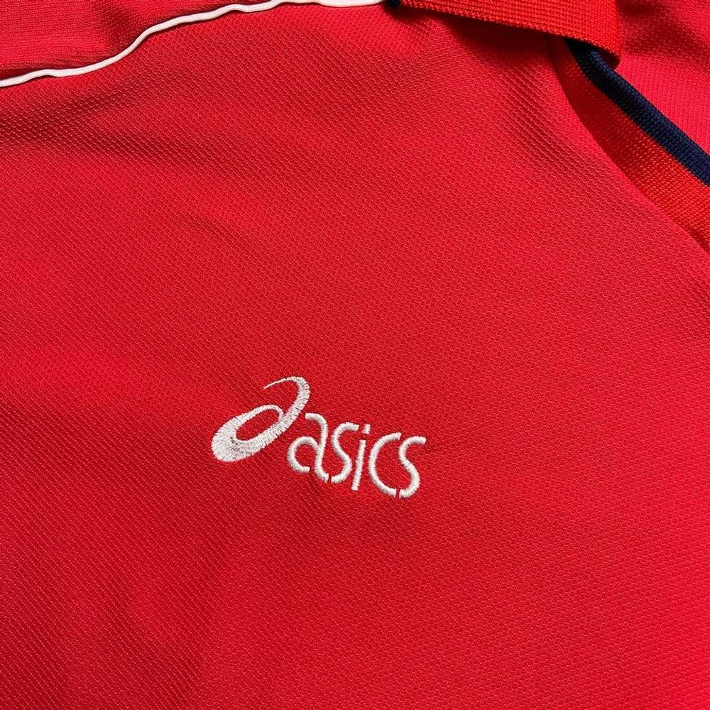 Asics × Vintage Vintage 90s ASICS Collared Soccer… - image 2