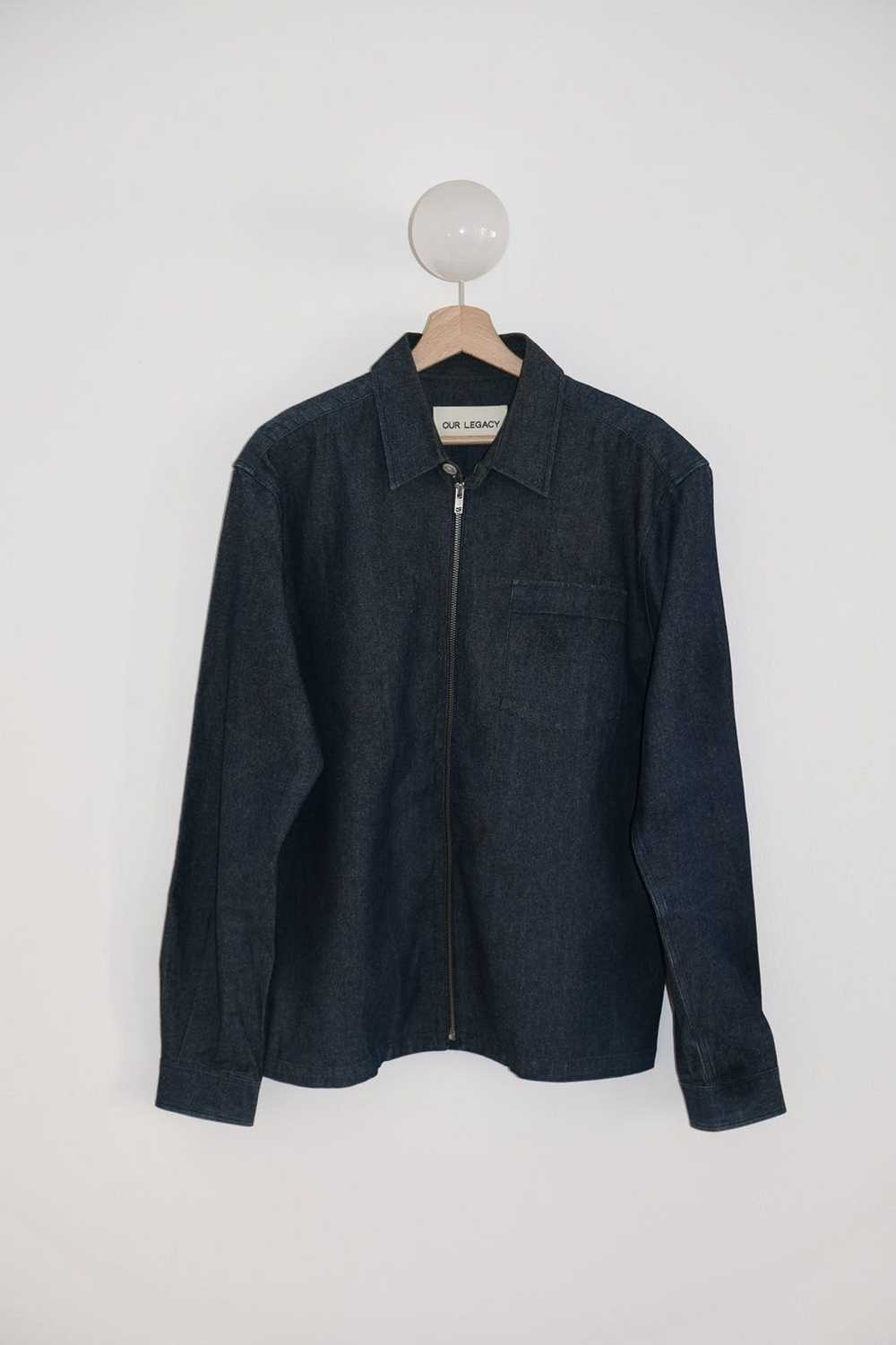 Our Legacy Our Legacy SS15 Denim Zip-up Shirt - image 1