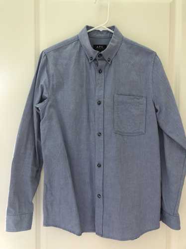 A.P.C. A.P.C. Blue Oxford Shirt Small S - image 1