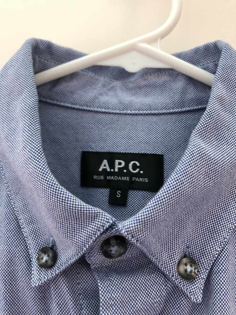 A.P.C. A.P.C. Blue Oxford Shirt Small S - image 3