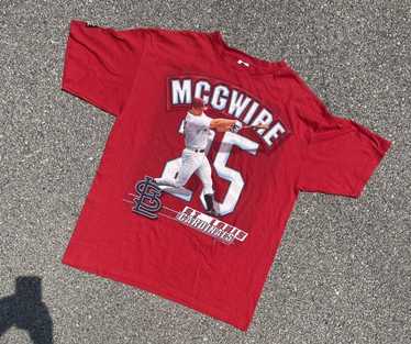 Throwback Mark McGwire St. Louis Cardinals #25 Large Baseball Jersey