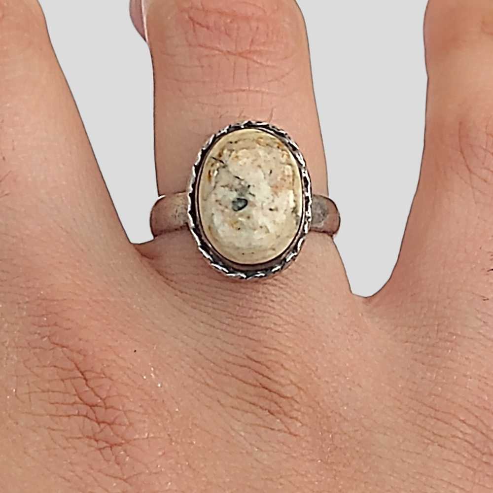 Vintage Vintage Sterling Silver Ring Size 8.75 Ja… - image 11