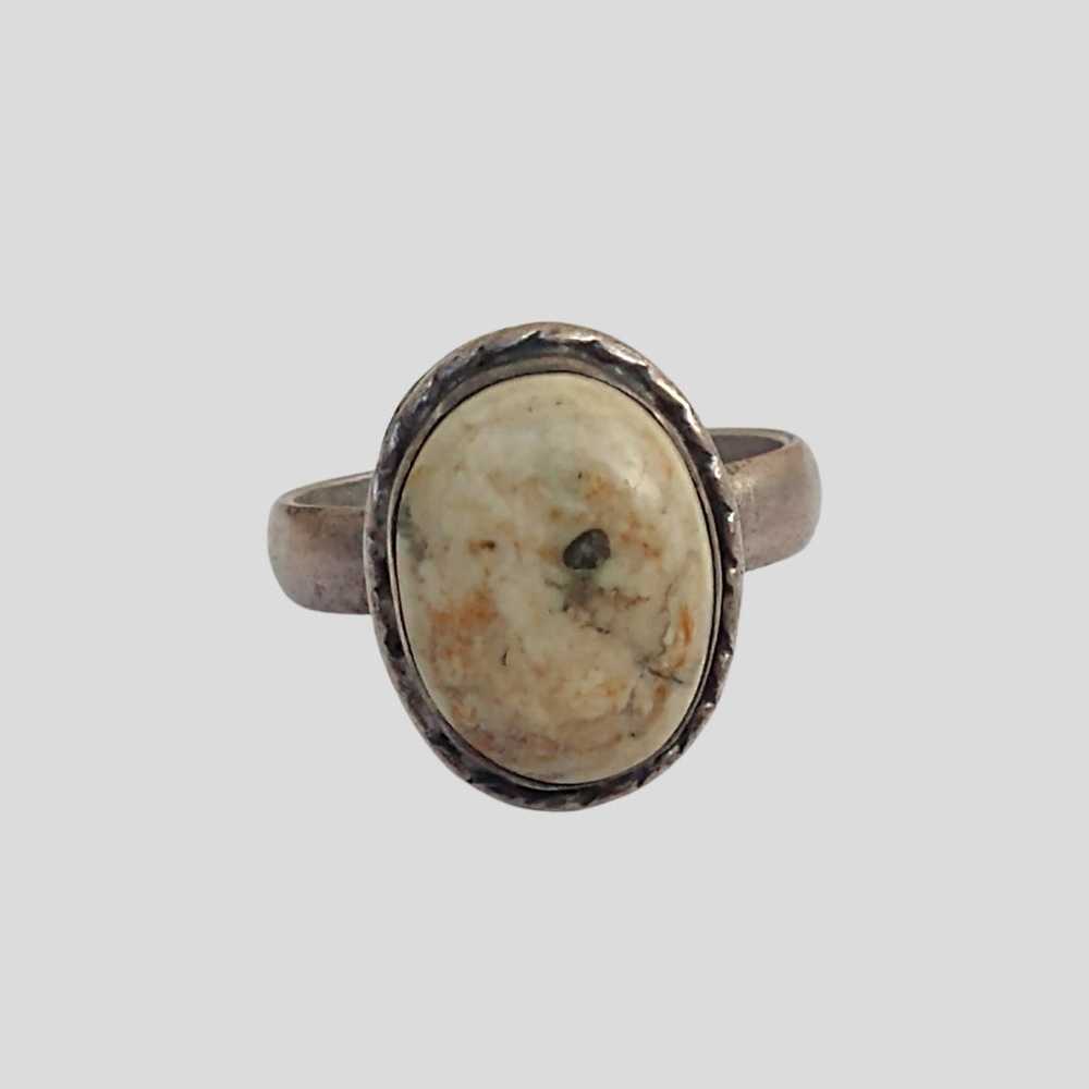Vintage Vintage Sterling Silver Ring Size 8.75 Ja… - image 3