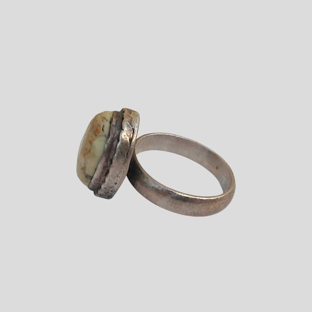 Vintage Vintage Sterling Silver Ring Size 8.75 Ja… - image 4