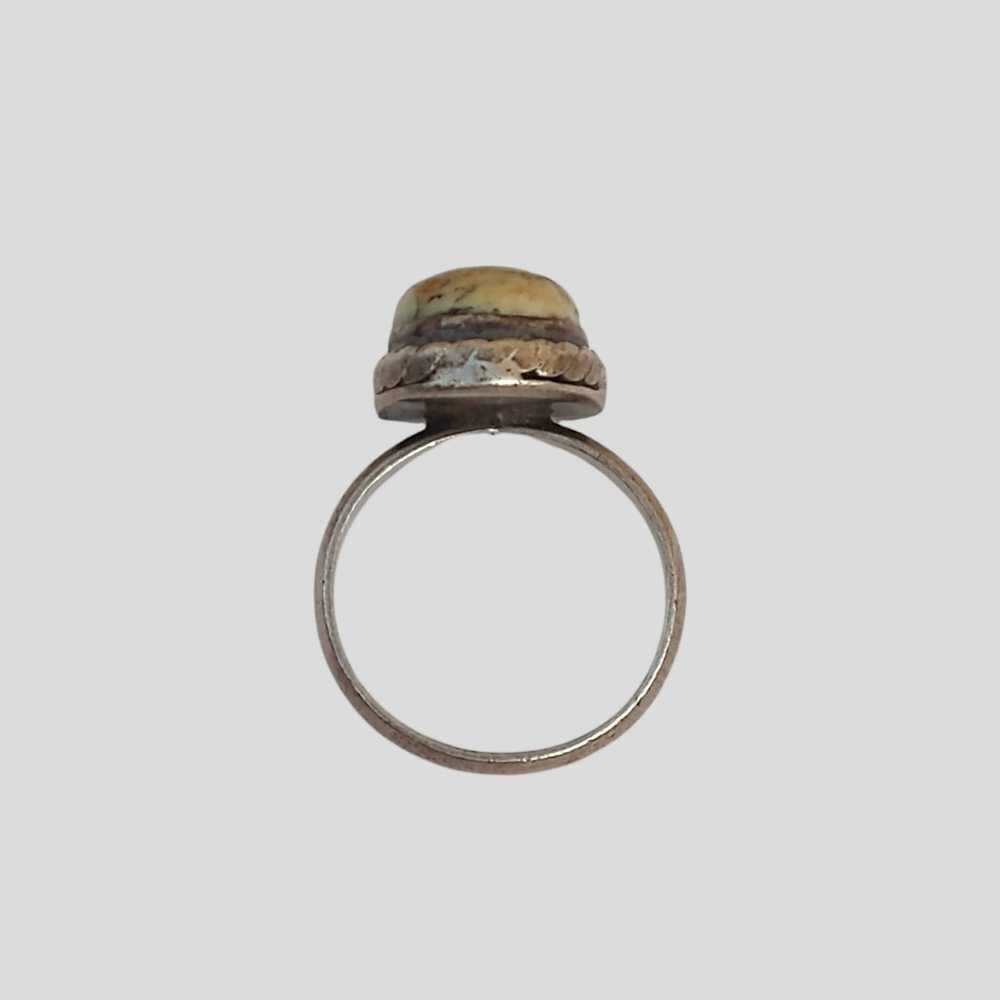 Vintage Vintage Sterling Silver Ring Size 8.75 Ja… - image 5