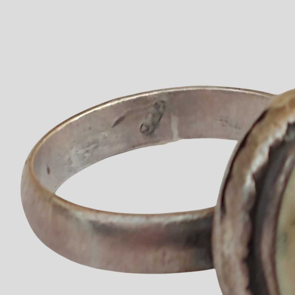 Vintage Vintage Sterling Silver Ring Size 8.75 Ja… - image 8