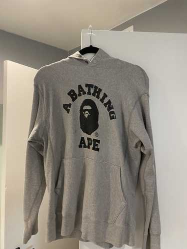 Bape Bape bathing ape college logo hoodie 2000’s … - image 1