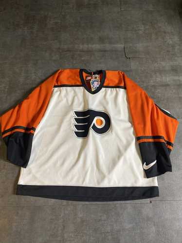 VINTAGE 90’s Majestic Philadelphia Flyers NHL Mesh Practice Jersey Shirt  Mens S