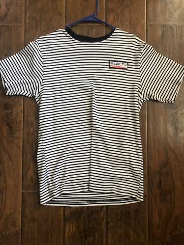 Fuck The Population Made in China Striped Tee