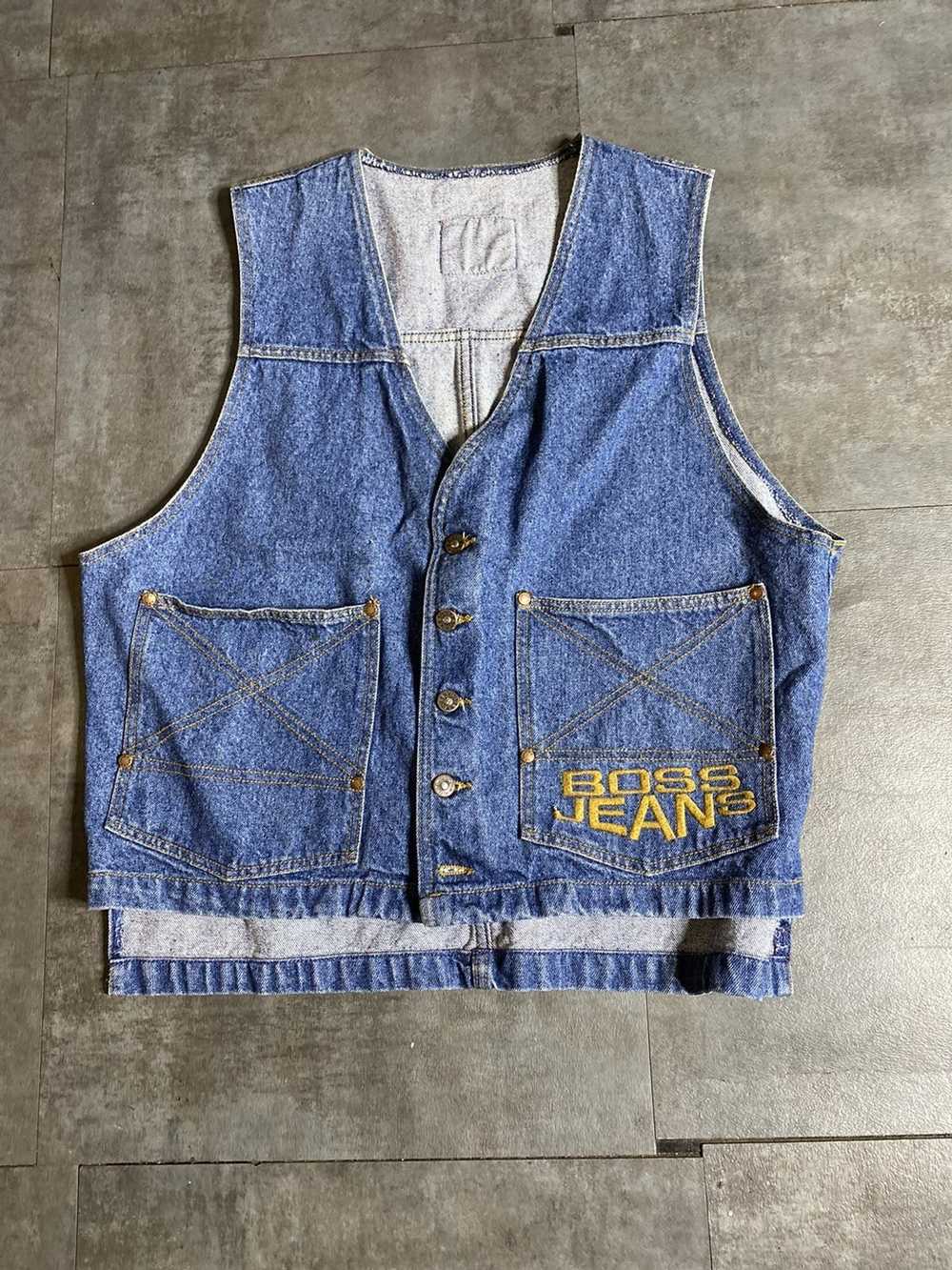 Vintage Vintage 90’s Boss Jeans Vest. - image 1