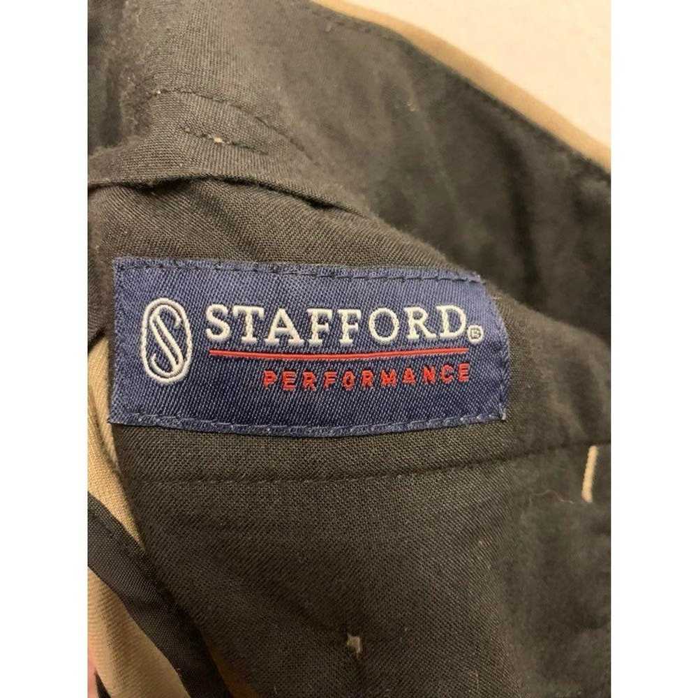 Stafford Stafford pleated khaki dress pants 32x32 - image 5