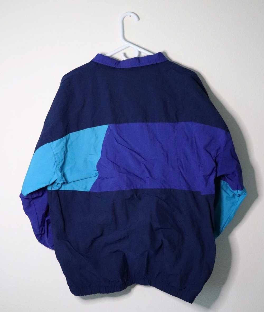 Vintage 🚨 90’s Pastel Aqua Purple Windbreaker 🚨 - image 2
