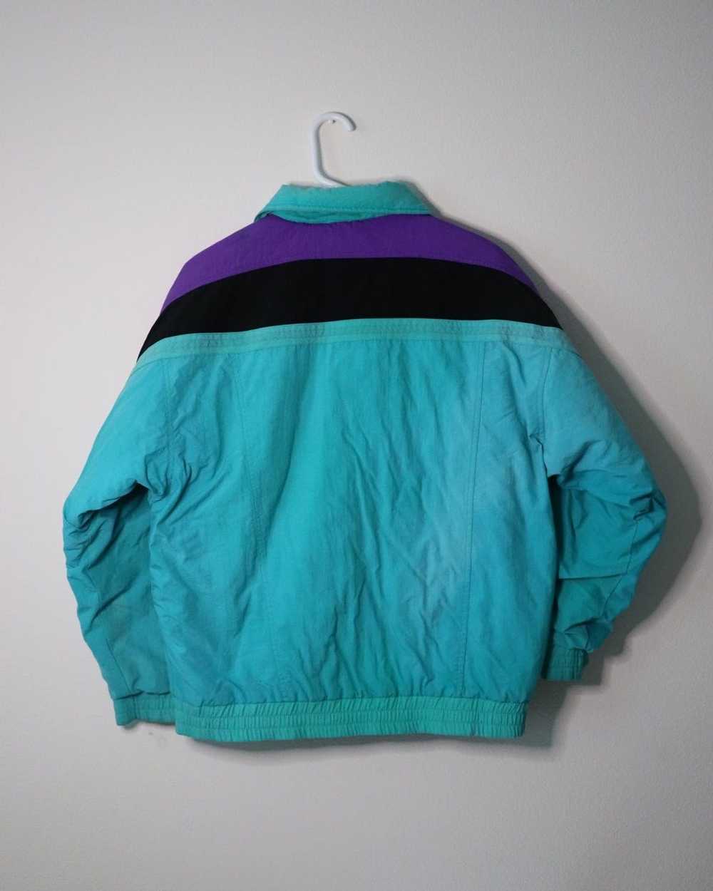 Vintage 🚨 90’s Teal & Purple Windbreaker 🚨 - image 2