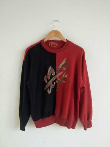 90s Mr.JUNKO ヘンリーネックニット ウールシルク コシノ