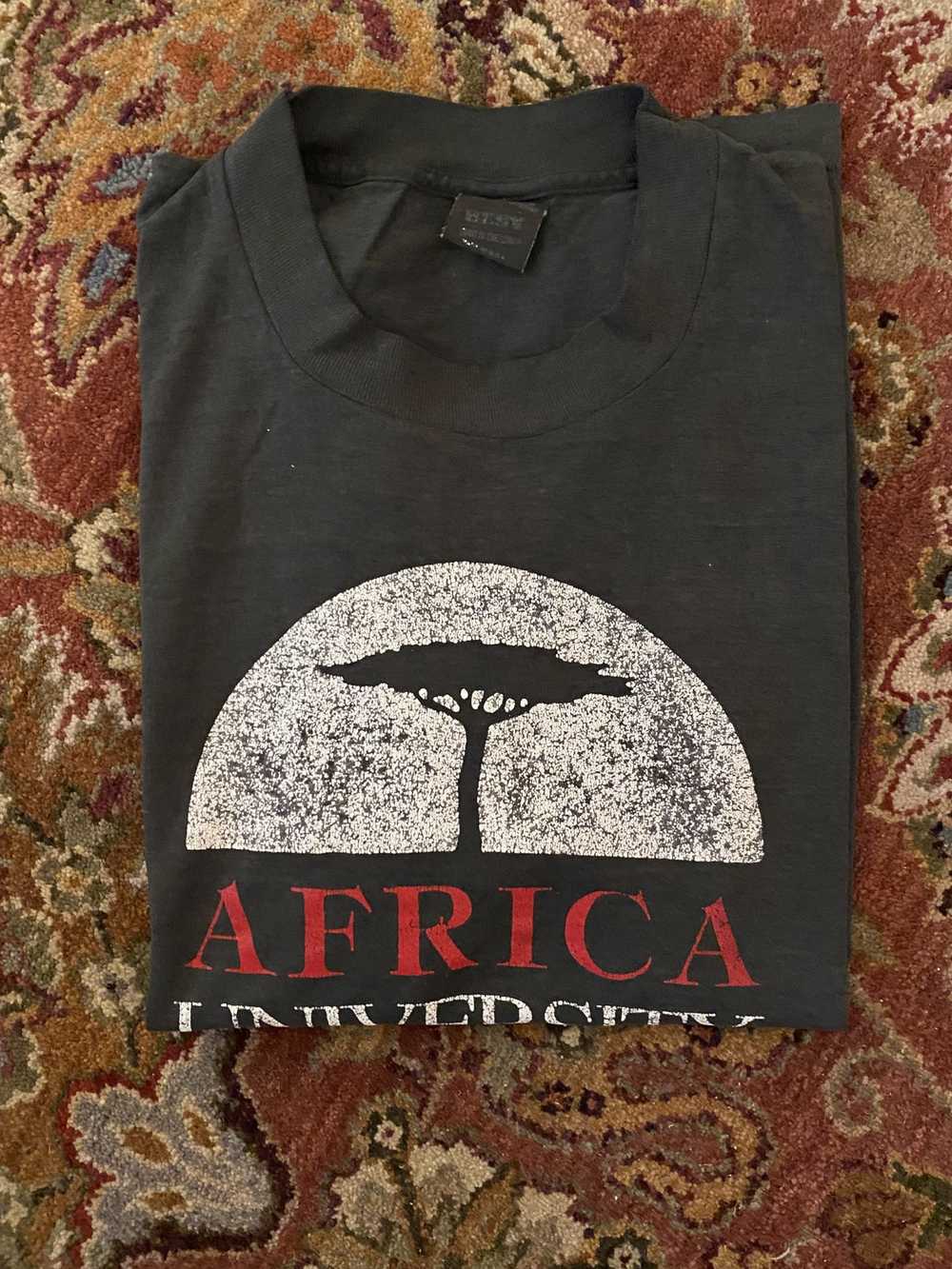Vintage Africa University T-Shirt - image 2