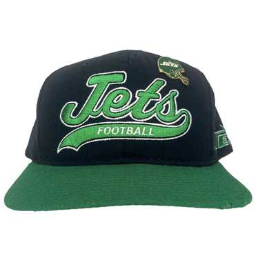 New York Jets 2T TEAM ARCH SNAPBACK White-Green Hat by Mitchell &