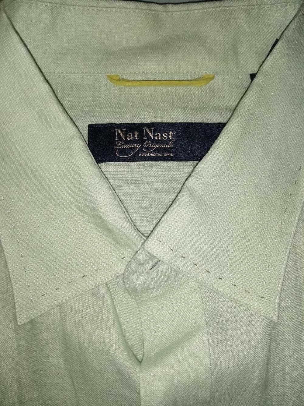 Nat Nast Luxury Original 100% Linen Embroidered S… - image 3