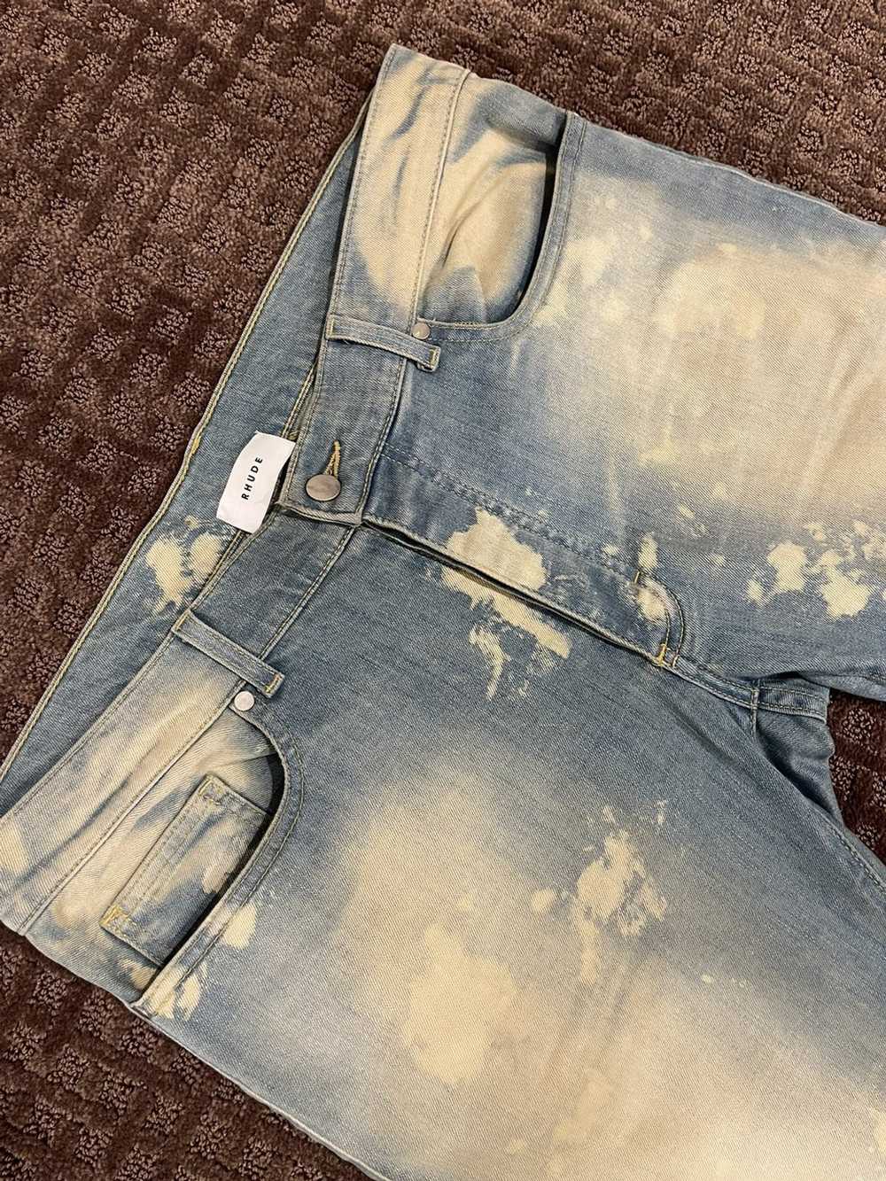 Rhude Rhude Bleached Blue Denim - image 6