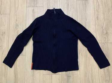 Prada Prada Zip Wool Men Sweater Coat - image 1