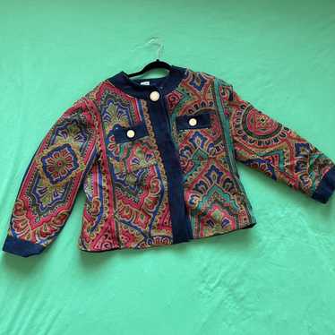 RARE Vintage Cotton Traders. COOGI Style Colorful 3D Biggie Cosby Sweater  XL
