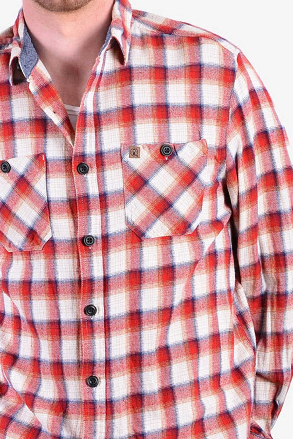 Vintage Coleman Check Flannel Shirt | Size L - image 5