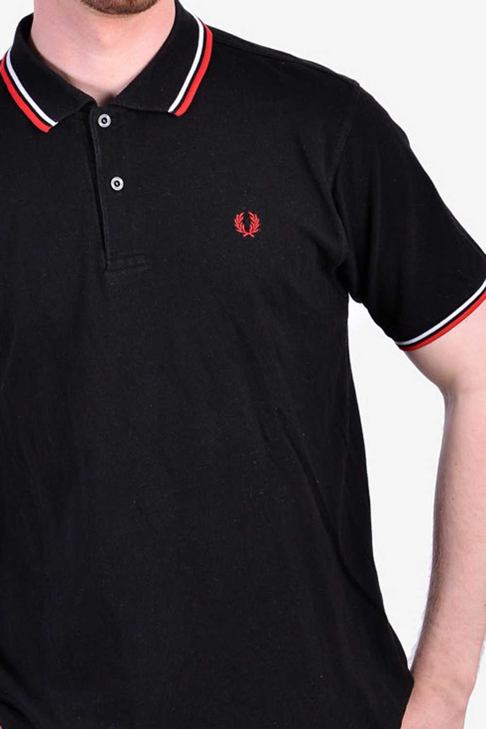 Vintage 1980’s Fred Perry Black Polo Shirt | Size… - image 5