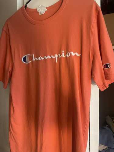 Champion × Vintage Coral orange champion shirt