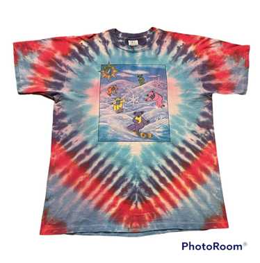 Vintage Single Stitch Liquid Blue Grateful Dead 1990 Chicago Ice