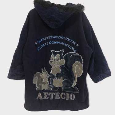Designer × Japanese Brand AETECIO hoodie velvet j… - image 1