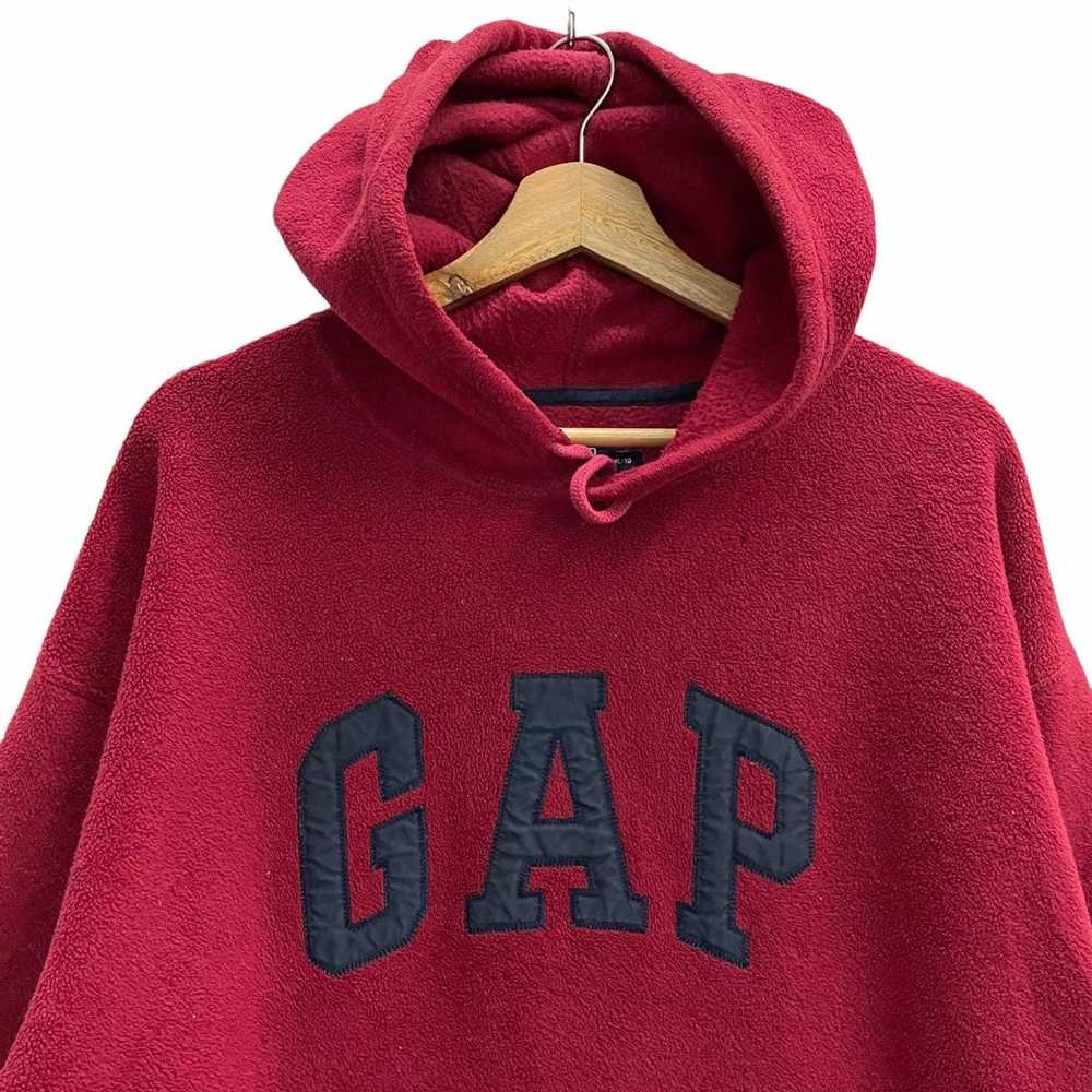 Gap × Streetwear × Vintage 🔥 VTG GAP FLEECE HOOD… - image 4