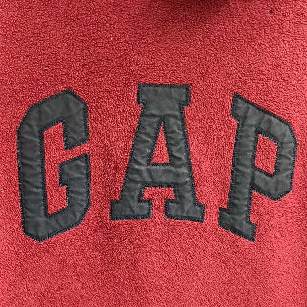 Gap × Streetwear × Vintage 🔥 VTG GAP FLEECE HOOD… - image 5