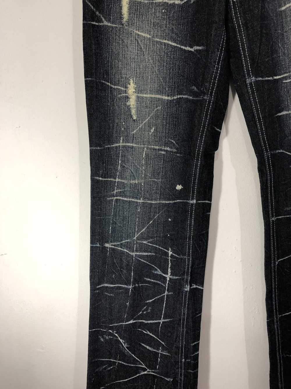 Designer × Japanese Brand Nylaus Distressed Paint… - image 2