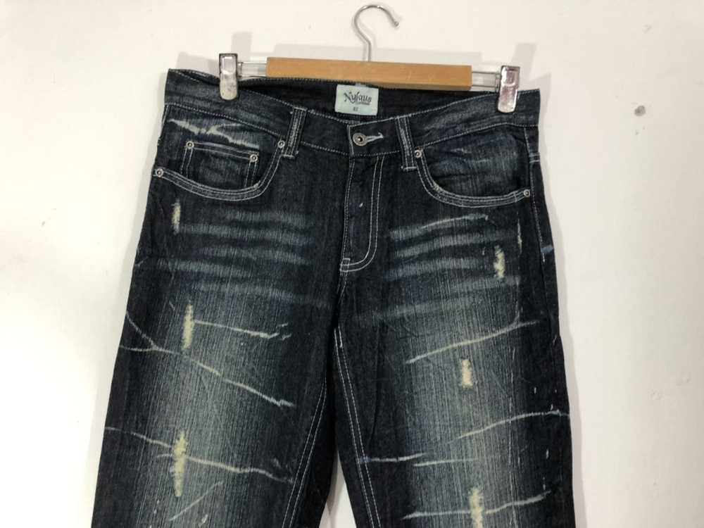 Designer × Japanese Brand Nylaus Distressed Paint… - image 4