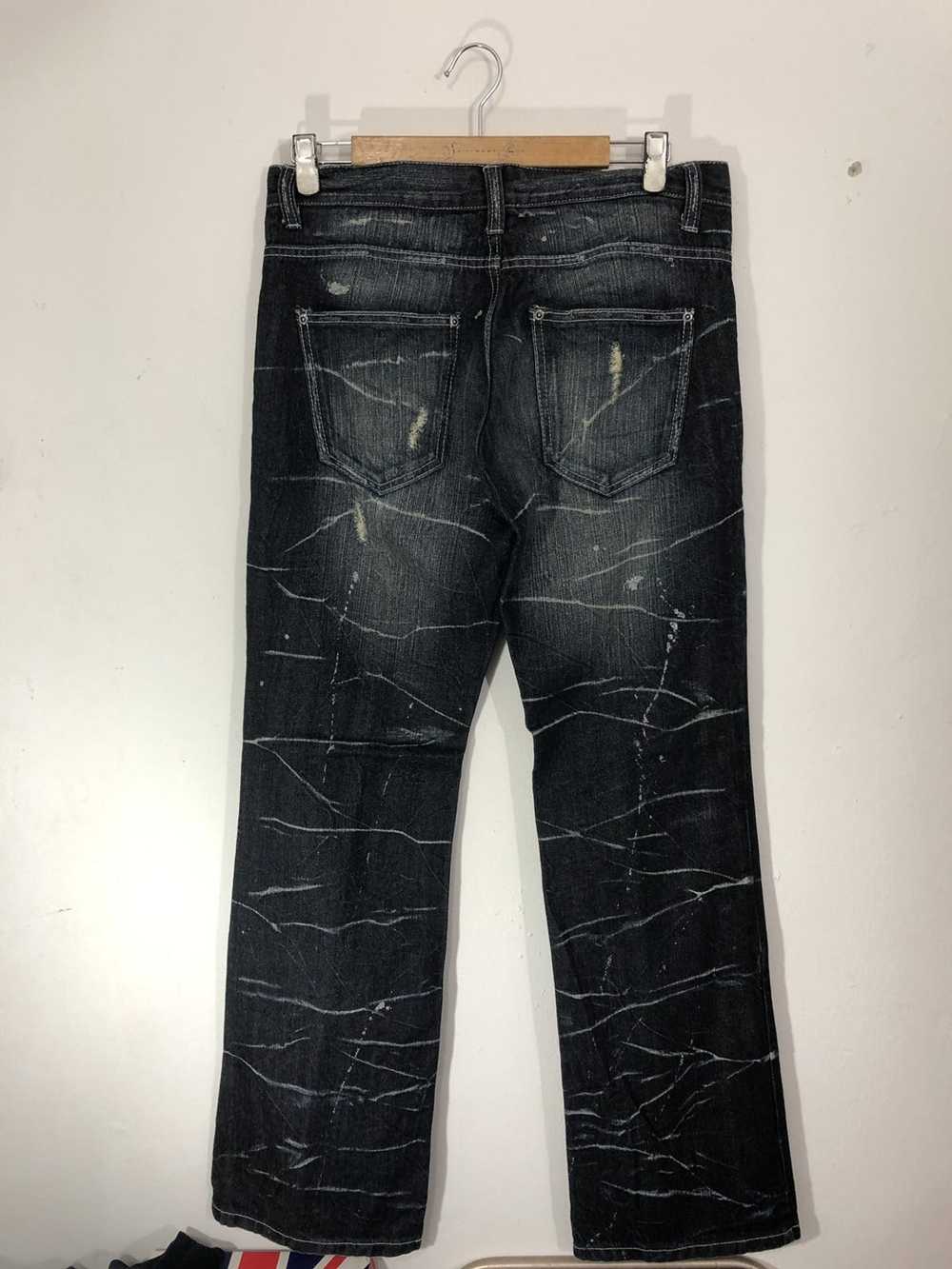 Designer × Japanese Brand Nylaus Distressed Paint… - image 6