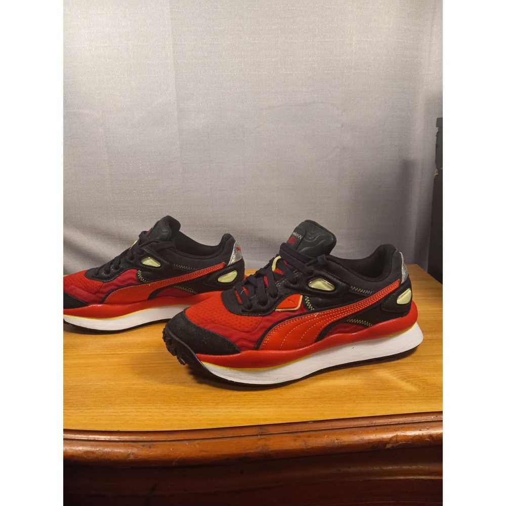 Puma PUMA street rider bizerk black/red youth sne… - image 4